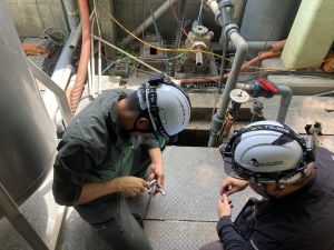 設置作業